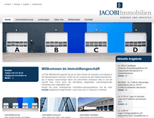 Tablet Screenshot of jacobi-immobilien.de